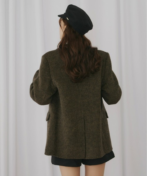 ブリティッシュヘリンボーンテーラードジャケット（テーラード