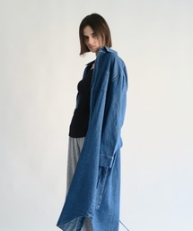 KALENO（カレノ）の「denim shirt long op（シャツワンピース）」