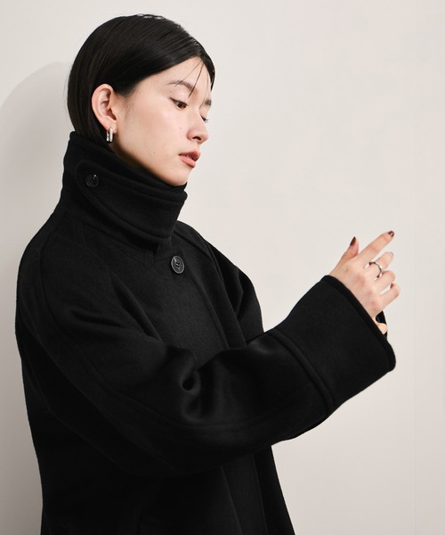 セール】2WAYスタンドカラーミドル丈コート（その他アウター）｜LE