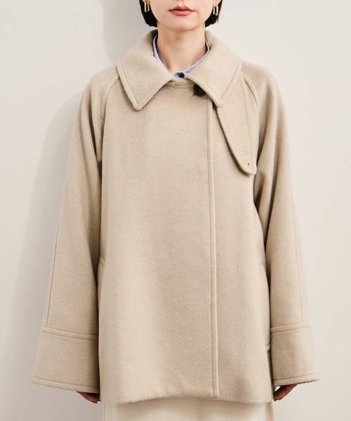 セール】2WAYスタンドカラーミドル丈コート（その他アウター）｜LE