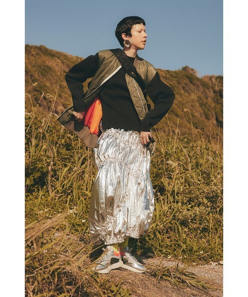 OMMO SPIRAL SHIRRING SK SPIRAL SHIRRING SK BLACK 38