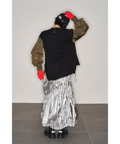 OMMO（オーエムエムオー）の「SPIRAL SHIRRING SK（スカート）」 - WEAR