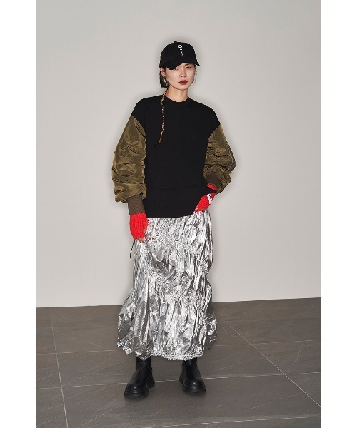 OMMO（オーエムエムオー）の「SPIRAL SHIRRING SK（スカート）」 - WEAR