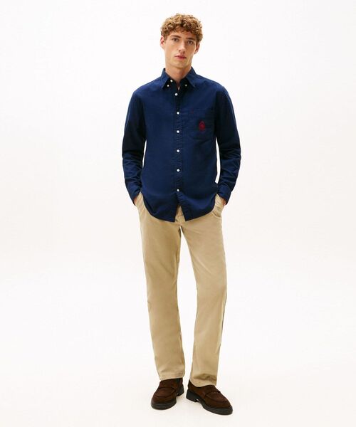 TOMMY HILFIGER（トミーヒルフィガー）の「ブラッシュオックスフォードクレストポケットシャツ（シャツ/ブラウス・メンズ・ホワイト/グリーン/ネイビー・MEDIUM/SMALL/X-LARGE/LARGE）」の4枚目の写真