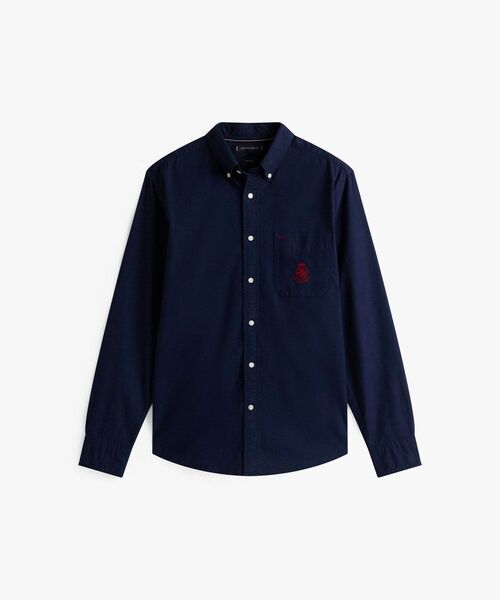 TOMMY HILFIGER（トミーヒルフィガー）の「ブラッシュオックスフォードクレストポケットシャツ（シャツ/ブラウス・メンズ・ホワイト/グリーン/ネイビー・MEDIUM/SMALL/X-LARGE/LARGE）」の7枚目の写真