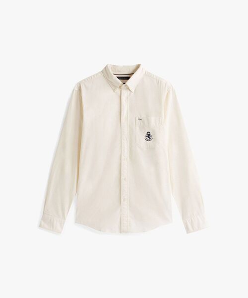 TOMMY HILFIGER（トミーヒルフィガー）の「ブラッシュオックスフォードクレストポケットシャツ（シャツ/ブラウス・メンズ・ホワイト/グリーン/ネイビー・MEDIUM/SMALL/X-LARGE/LARGE）」の11枚目の写真