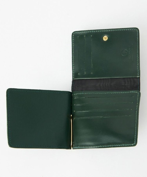 GLENROYAL（グレンロイヤル）の「マネークリップ(カードケース付)（札入れ/マネークリップ・メンズ・ダークグリーン/ダークブラウン・00）」の4枚目の写真