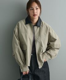 CRAFT STANDARD BOUTIQUE（クラフトスタンダードブティック）の「フェイクレザー衿ブルゾン（ブルゾン・レディース）」