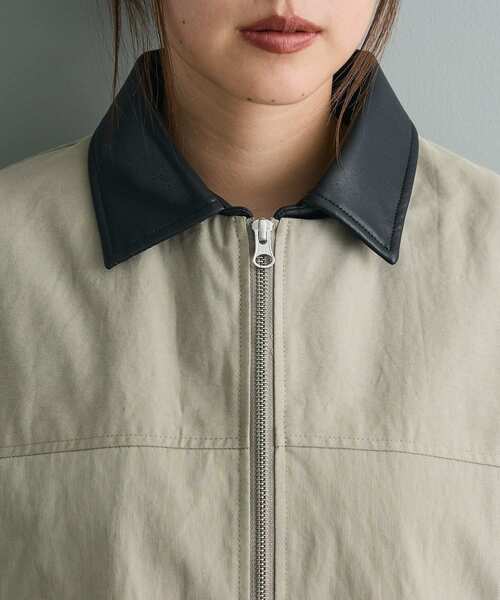 フェイクレザー衿ブルゾン（ブルゾン）｜CRAFT STANDARD BOUTIQUE