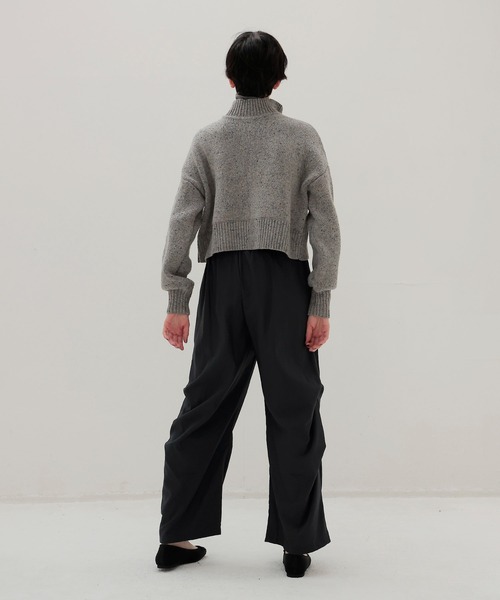 DRESSLAVE(ドレスレイブ)の「Sugar Rose / tuck design zip pants(タックデザインジップパンツ)(デニムパンツ・レディース・チャコールグレー・38)」の10枚目の写真