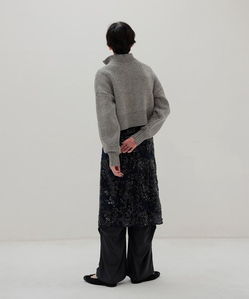 DRESSLAVE(ドレスレイブ)の「Sugar Rose / tuck design zip pants(タックデザインジップパンツ)(デニムパンツ・レディース・チャコールグレー・38)」の9枚目の写真