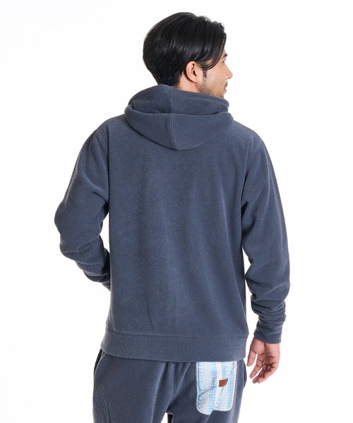 BILLABONG(ビラボン)の「BILLABONG メンズ WINTER PILE ZIP パーカー 【2025年秋冬モデル】 @autumn /ビラボンセットアップ対応裏起毛ジップアップパーカー・フーディー(パーカー・メンズ・ブルー系その他/ブラック・MEDIUM/LARGE/X-LARGE)」の5枚目の写真