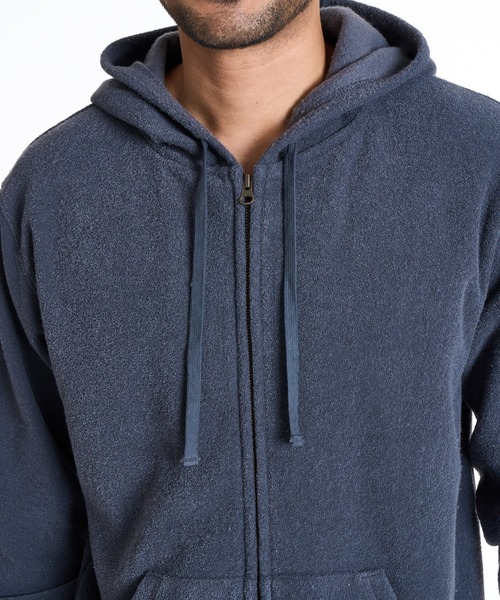 BILLABONG(ビラボン)の「BILLABONG メンズ WINTER PILE ZIP パーカー 【2025年秋冬モデル】 @autumn /ビラボンセットアップ対応裏起毛ジップアップパーカー・フーディー(パーカー・メンズ・ブルー系その他/ブラック・MEDIUM/LARGE/X-LARGE)」の6枚目の写真