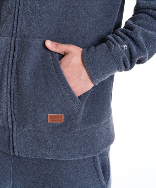 BILLABONG(ビラボン)の「BILLABONG メンズ WINTER PILE ZIP パーカー 【2025年秋冬モデル】 @autumn /ビラボンセットアップ対応裏起毛ジップアップパーカー・フーディー(パーカー・メンズ・ブルー系その他/ブラック・MEDIUM/LARGE/X-LARGE)」の7枚目の写真