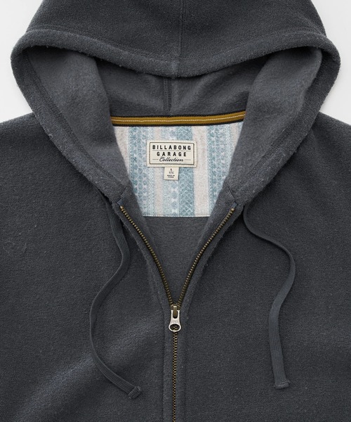 BILLABONG(ビラボン)の「BILLABONG メンズ WINTER PILE ZIP パーカー 【2025年秋冬モデル】 @autumn /ビラボンセットアップ対応裏起毛ジップアップパーカー・フーディー(パーカー・メンズ・ブルー系その他/ブラック・MEDIUM/LARGE/X-LARGE)」の9枚目の写真