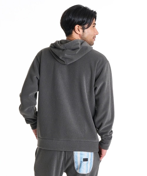 BILLABONG(ビラボン)の「BILLABONG メンズ WINTER PILE ZIP パーカー 【2025年秋冬モデル】 @autumn /ビラボンセットアップ対応裏起毛ジップアップパーカー・フーディー(パーカー・メンズ・ブルー系その他/ブラック・MEDIUM/LARGE/X-LARGE)」の3枚目の写真