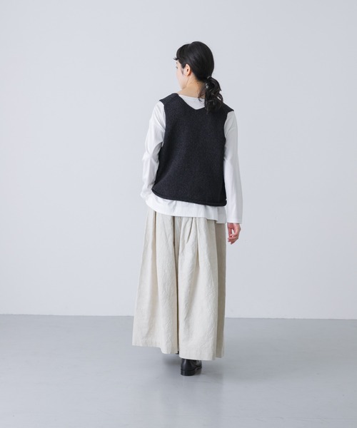 かぐれ（カグレ）の「テープヤーンニットベスト（ニット/セーター