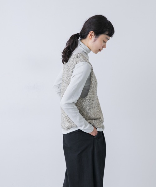 かぐれ（カグレ）の「テープヤーンニットベスト（ニット/セーター