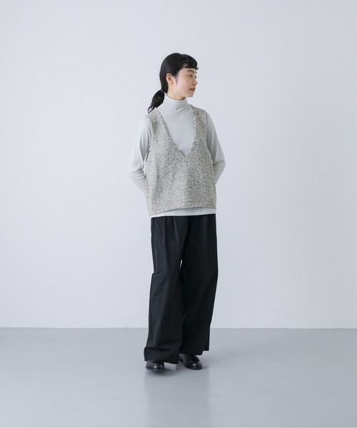 かぐれ（カグレ）の「テープヤーンニットベスト（ニット/セーター