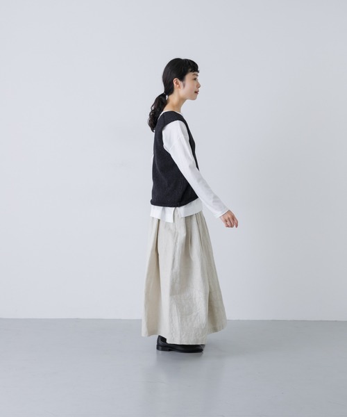 かぐれ（カグレ）の「テープヤーンニットベスト（ニット/セーター