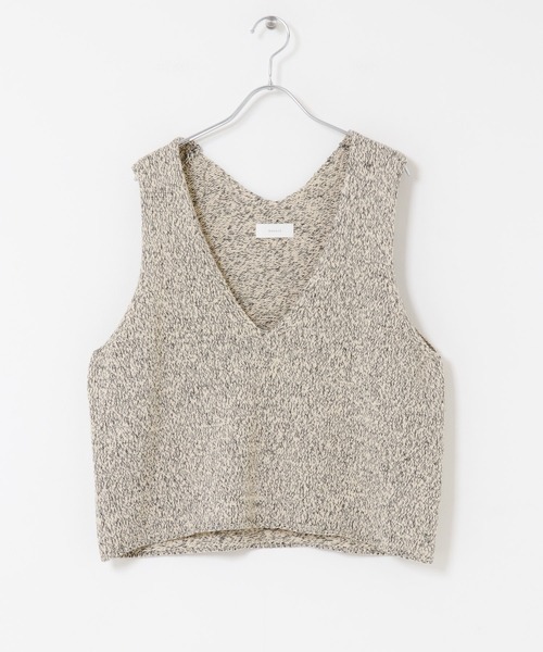 かぐれ（カグレ）の「テープヤーンニットベスト（ニット/セーター