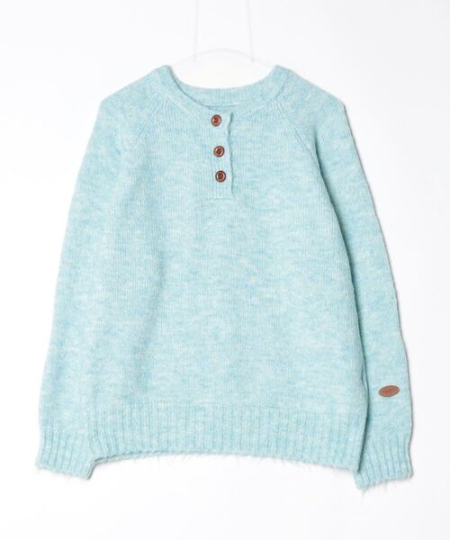 Dream garden（ドリームガーデン）の「ヘンリーネックニットプルオーバー（Tシャツ/カットソー・レディース・パープル/イエロー/オートミール/グレー/ブルー・FREE）」の8枚目の写真