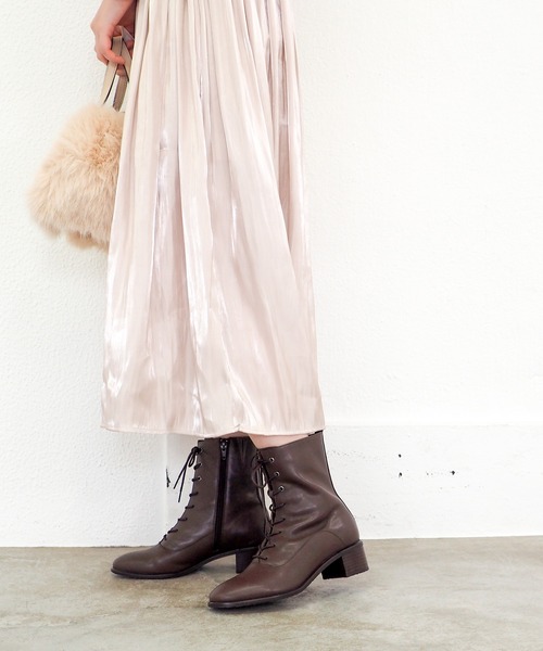 cava cava（サヴァサヴァ）の「防滑│レースアップブーツ　2420089（ブーツ・レディース・ブラック/ダークブラウン・23cm/22.5cm/24.5cm/23.5cm/24cm）」の7枚目の写真