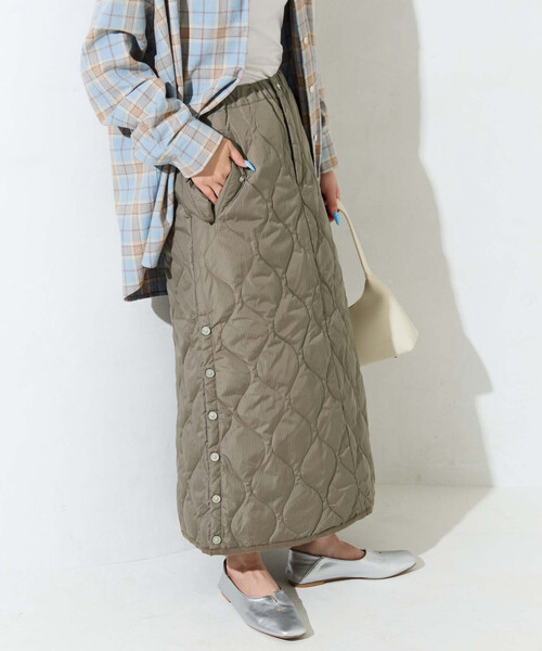 セール】限定展開 TAION/タイオン MILITARY DOWN SKIRT/ミリタリー
