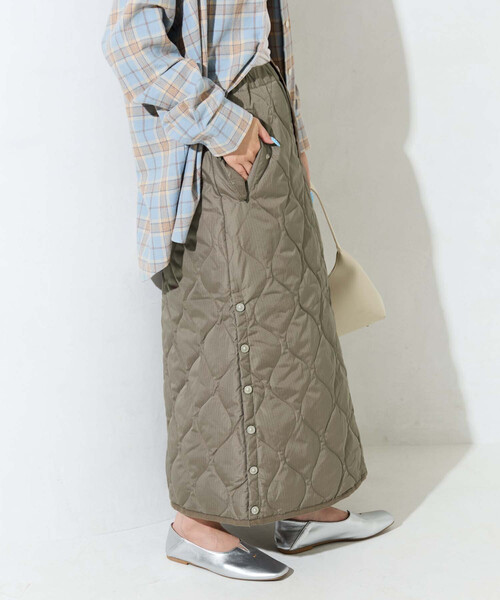 セール】限定展開 TAION/タイオン MILITARY DOWN SKIRT/ミリタリー