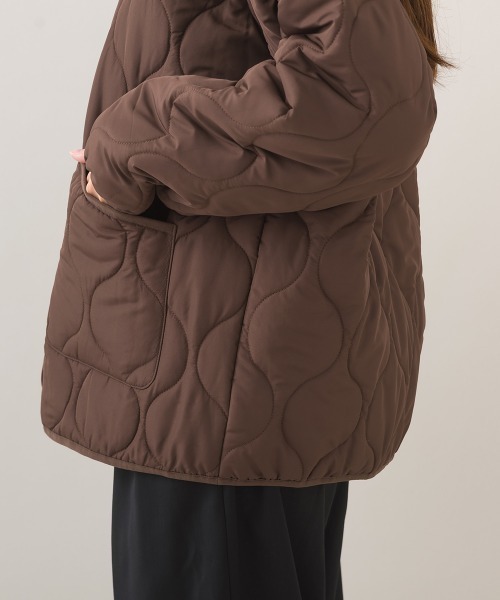 セール】【BEAUTIFUL FRIDAY】キルティングノーカラージャケット（ノー