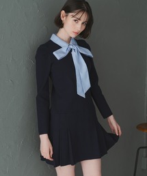 31 Sons de mode | 2025秋冬新作 襟付きミニニットワンピース(ワンピース)