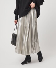 DRAWER 25ss シルバープリーツスカート　36 DRAWER 25ss シルバープリーツスカート 36 - メルカリ