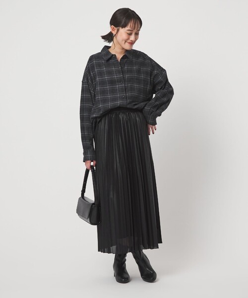 ハクプリント プリーツ スカート（スカート）｜green label relaxing