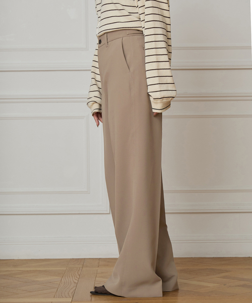 IENA LA BOUCLE（イエナラブークル）の「IENA LA BOUCLE ソフトダブルクロススラックス（スラックス・レディース・ナチュラル/チョコ/ブラック・34/40/38/36）」の13枚目の写真