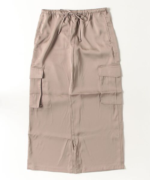BANANA REPUBLIC FACTORY STORE(バナナリパブリック ファクトリーストア)の「BANANA REPUBLIC FACTORY STORE ワイドレッグ ミッドライズ サテン プルオンカーゴパンツ(カーゴパンツ・レディース・ネイビー/ベージュ/グレー・L/M/S/XS)」の10枚目の写真
