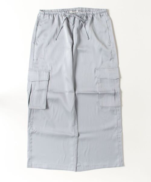 BANANA REPUBLIC FACTORY STORE(バナナリパブリック ファクトリーストア)の「BANANA REPUBLIC FACTORY STORE ワイドレッグ ミッドライズ サテン プルオンカーゴパンツ(カーゴパンツ・レディース・ネイビー/ベージュ/グレー・L/M/S/XS)」の11枚目の写真