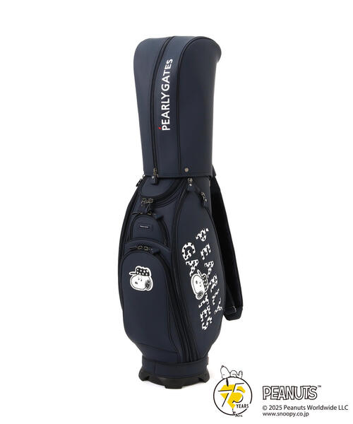 PEARLY GATES】【SNOOPY】 合皮キャディバッグ (46インチ対応) (UNISEX