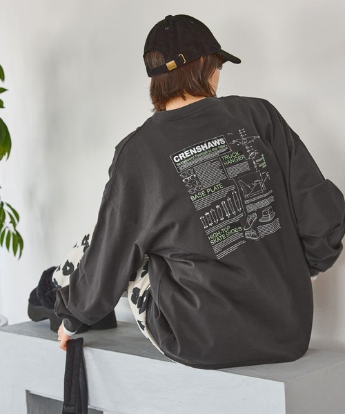 アソートグラフィックロングTシャツ（Tシャツ/カットソー）｜niko and