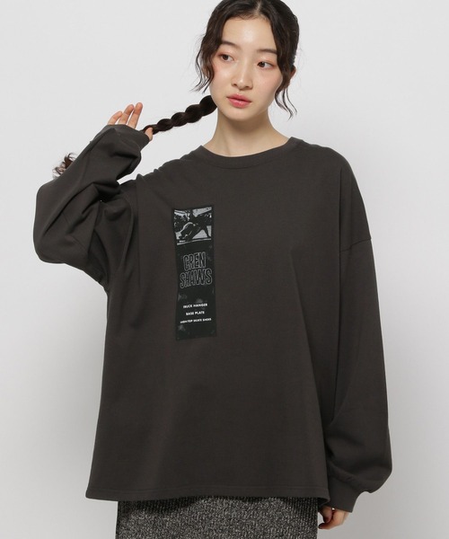 アソートグラフィックロングTシャツ（Tシャツ/カットソー）｜niko and