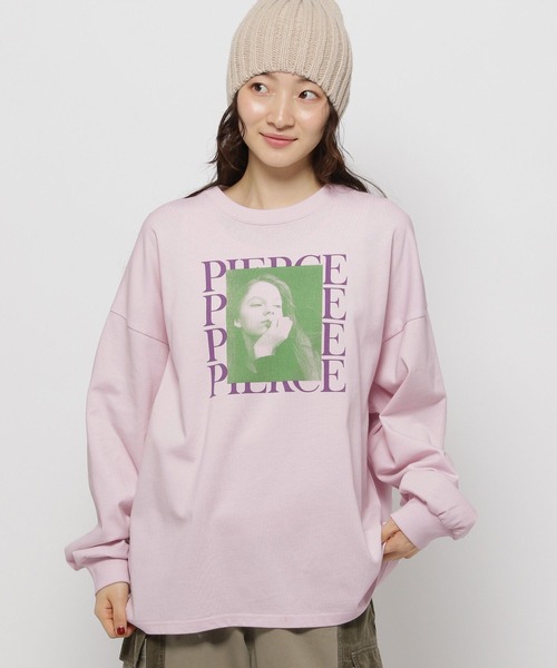 niko and...(ニコアンド)の「アソートグラフィックロングTシャツ(Tシャツ/カットソー・レディース・オフホワイト/ブラウン/ピンク/チャコール・MEDIUM/LARGE)」の21枚目の写真