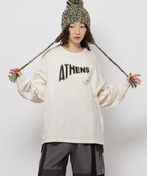 アソートグラフィックロングTシャツ（Tシャツ/カットソー）｜niko and