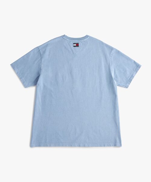 tommy jeans（トミー ジーンズ）の「リラックスベストバーシティTシャツ（Tシャツ/カットソー・メンズ・ベージュ/ブルー・LARGE/MEDIUM/SMALL）」の4枚目の写真