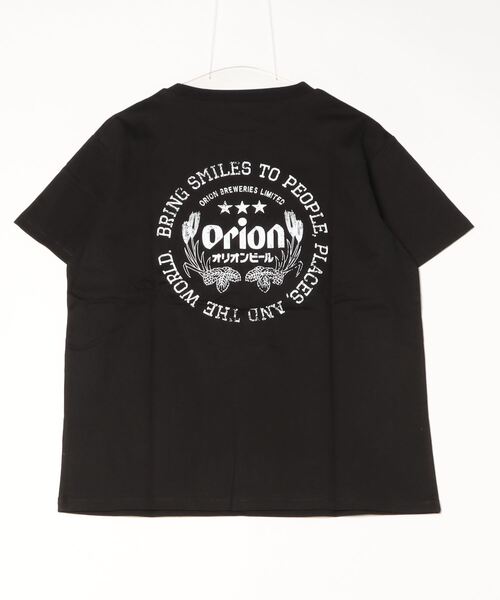 FUNALIVE(ファンアライブ)の「オリオン刺繍 かすれプリントT 半袖(Tシャツ/カットソー・レディース・ブラック/オフホワイト・FREE)」の4枚目の写真