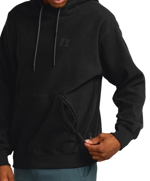VOLCOM（ボルコム）の「VOLCOM SECOND TRIP PO/ボルコムプルオーバーパーカー・フーディー（パーカー・メンズ・ブラック・MEDIUM/LARGE/X-LARGE）」の5枚目の写真