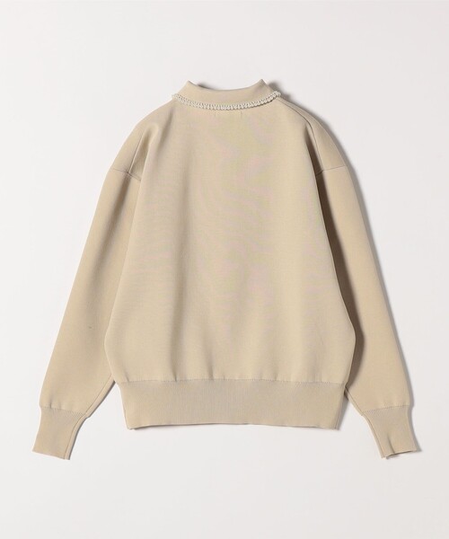 セール】SHIPS any:〈手洗い可能〉パール モチーフ 襟付き スキッパー