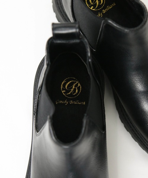 Gready Brilliant(グレディブリリアン)の「ショートサイドゴアブーツ(ブーツ・レディース・ブラック・L/M/S)」の8枚目の写真