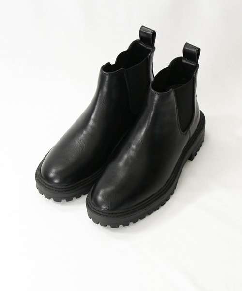 Gready Brilliant(グレディブリリアン)の「ショートサイドゴアブーツ(ブーツ・レディース・ブラック・L/M/S)」の2枚目の写真