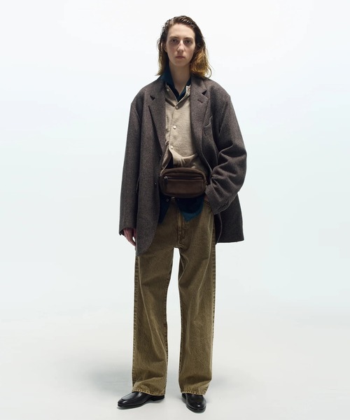 パンツ URU TOKYO 501 5 Pocket denim pants セール】【URU TOKYO】5 POCKET WIDE DENIM PANTS（デニムパンツ