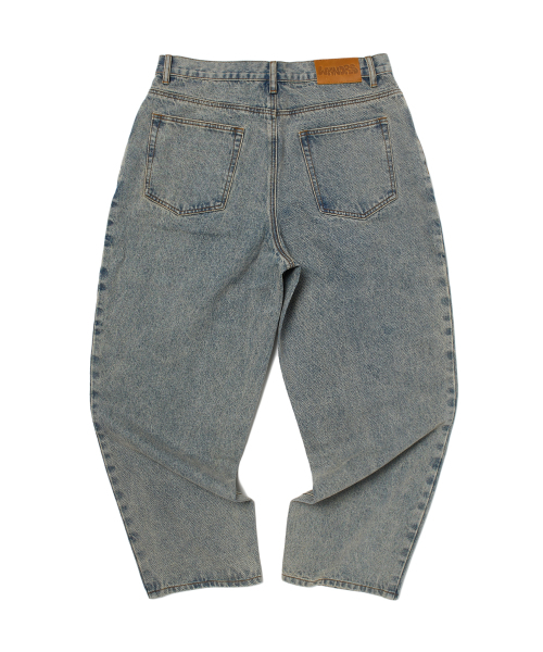 WKNDRS（ウィーキャンドース）の「BRUSHED DENIM PANTS (DENIM)（デニムパンツ・レディース・その他・MEDIUM/LARGE/X-LARGE）」の2枚目の写真