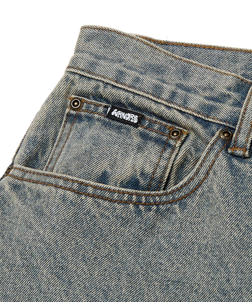 WKNDRS（ウィーキャンドース）の「BRUSHED DENIM PANTS (DENIM)（デニムパンツ・レディース・その他・MEDIUM/LARGE/X-LARGE）」の4枚目の写真